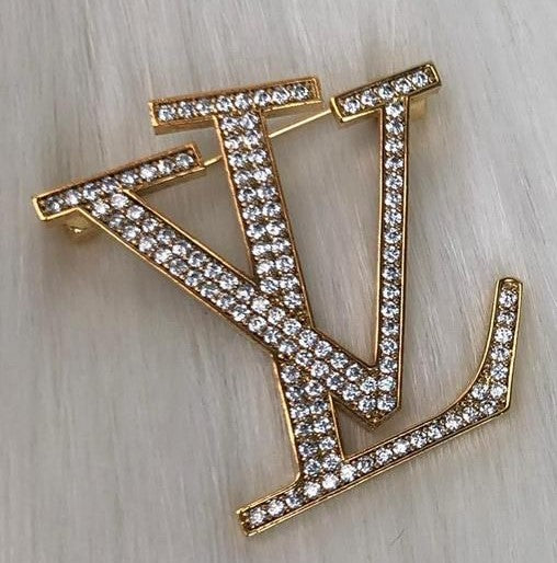Louis Vuitton Men's Women's Pin Badge Brooch LV League